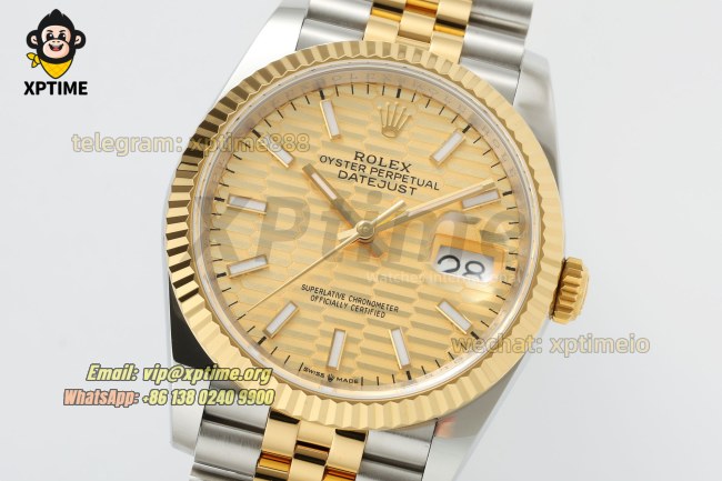 Datejust 126233 36mm ARF YG Textured/Stick on Jub YG/SS Bracelet SH3235 Super Clone Datejust 126233 36mm ARF YG Textured/Stick on Jub YG/SS Bracelet SH3235 Super Clone