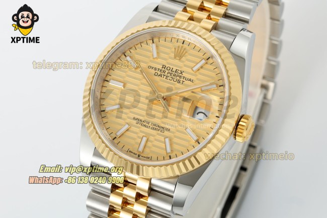 Datejust 126233 36mm ARF YG Textured/Stick on Jub YG/SS Bracelet SH3235 Super Clone Datejust 126233 36mm ARF YG Textured/Stick on Jub YG/SS Bracelet SH3235 Super Clone