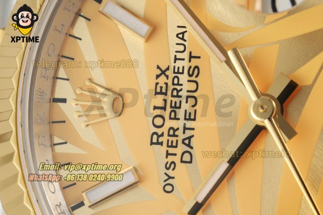 Datejust 126233 36mm ARF YG Palm Motif/Stick on Jub YG/SS Bracelet SH3235 Super Clone Datejust 126233 36mm ARF YG Palm Motif/Stick on Jub YG/SS Bracelet SH3235 Super Clone