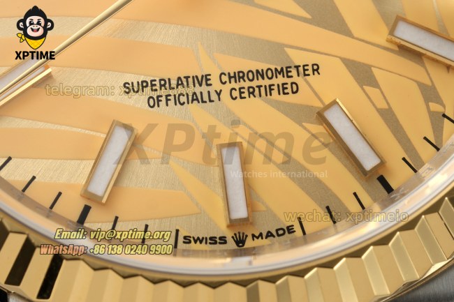 Datejust 126233 36mm ARF YG Palm Motif/Stick on Jub YG/SS Bracelet SH3235 Super Clone Datejust 126233 36mm ARF YG Palm Motif/Stick on Jub YG/SS Bracelet SH3235 Super Clone