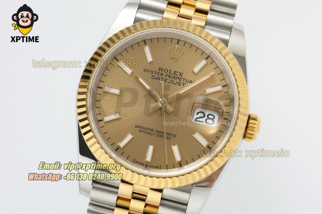 Datejust 126233 36mm ARF YG /Stick on Jub YG/SS Bracelet SH3235 Super Clone Datejust 126233 36mm ARF YG /Stick on Jub YG/SS Bracelet SH3235 Super Clone