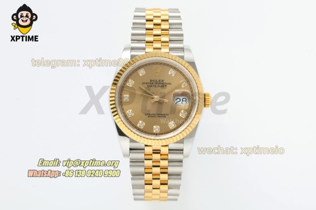 Datejust 126233 36mm ARF YG/Diamond on Jub YG/SS Bracelet SH3235 Super Clone Datejust 126233 36mm ARF YG/Diamond on Jub YG/SS Bracelet SH3235 Super Clone
