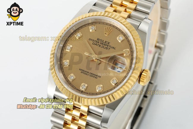 Datejust 126233 36mm ARF YG/Diamond on Jub YG/SS Bracelet SH3235 Super Clone Datejust 126233 36mm ARF YG/Diamond on Jub YG/SS Bracelet SH3235 Super Clone