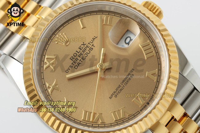 Datejust 126233 36mm ARF YG/Roman on Jub YG/SS Bracelet SH3235 Super Clone Datejust 126233 36mm ARF YG/Roman on Jub YG/SS Bracelet SH3235 Super Clone