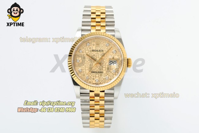 Datejust 126233 36mm ARF YG/Diamond on Jub YG/SS Bracelet SH3235 Super Clone Datejust 126233 36mm ARF YG/Diamond on Jub YG/SS Bracelet SH3235 Super Clone