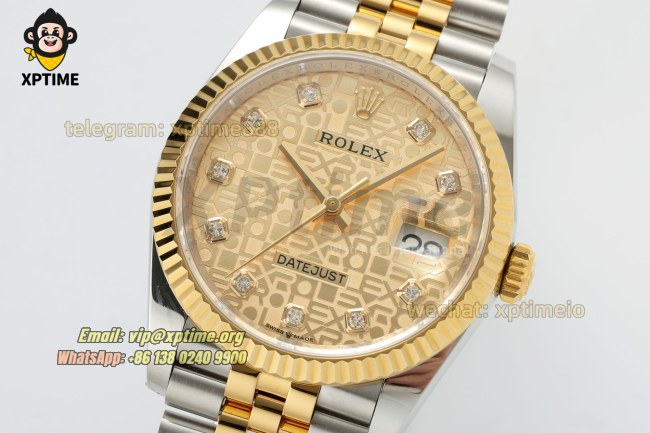 Datejust 126233 36mm ARF YG/Diamond on Jub YG/SS Bracelet SH3235 Super Clone Datejust 126233 36mm ARF YG/Diamond on Jub YG/SS Bracelet SH3235 Super Clone