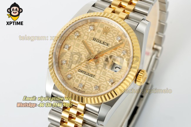 Datejust 126233 36mm ARF YG/Diamond on Jub YG/SS Bracelet SH3235 Super Clone Datejust 126233 36mm ARF YG/Diamond on Jub YG/SS Bracelet SH3235 Super Clone