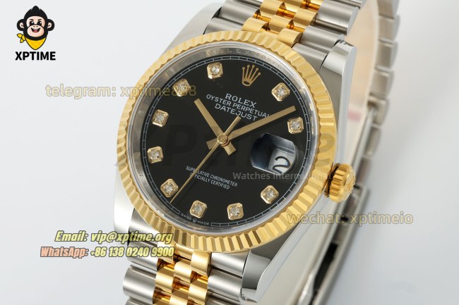 Datejust 126233 36mm ARF Black/Diamond on Jub YG/SS Bracelet SH3235 Super Clone Datejust 126233 36mm ARF Black/Diamond on Jub YG/SS Bracelet SH3235 Super Clone
