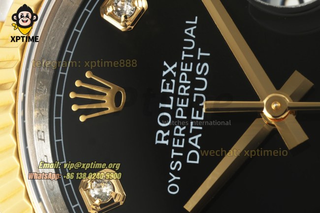 Datejust 126233 36mm ARF Black/Diamond on Jub YG/SS Bracelet SH3235 Super Clone Datejust 126233 36mm ARF Black/Diamond on Jub YG/SS Bracelet SH3235 Super Clone