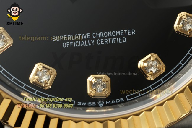 Datejust 126233 36mm ARF Black/Diamond on Jub YG/SS Bracelet SH3235 Super Clone Datejust 126233 36mm ARF Black/Diamond on Jub YG/SS Bracelet SH3235 Super Clone