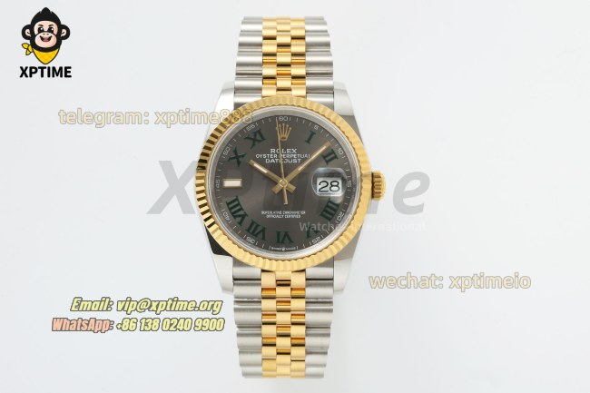 Datejust 126233 36mm ARF Gray/Roman on Jub YG/SS Bracelet SH3235 Super Clone Datejust 126233 36mm ARF Gray/Roman on Jub YG/SS Bracelet SH3235 Super Clone