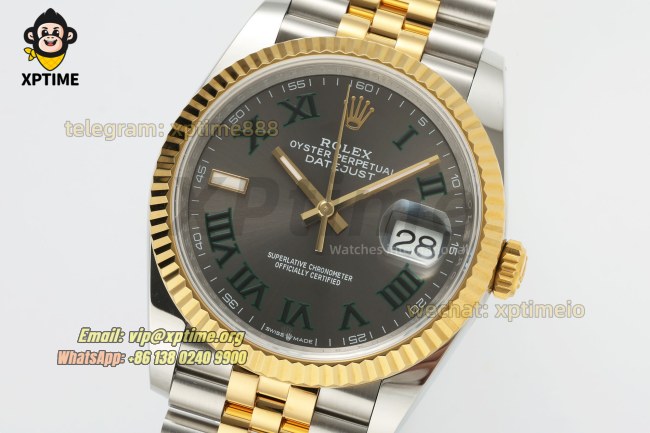 Datejust 126233 36mm ARF Gray/Roman on Jub YG/SS Bracelet SH3235 Super Clone Datejust 126233 36mm ARF Gray/Roman on Jub YG/SS Bracelet SH3235 Super Clone