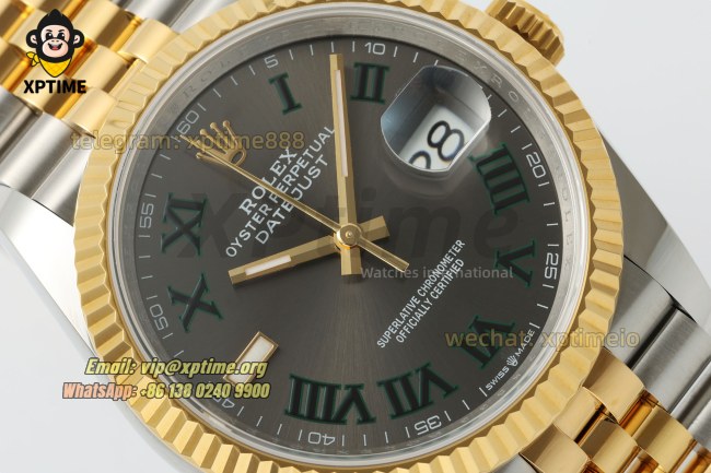 Datejust 126233 36mm ARF Gray/Roman on Jub YG/SS Bracelet SH3235 Super Clone Datejust 126233 36mm ARF Gray/Roman on Jub YG/SS Bracelet SH3235 Super Clone