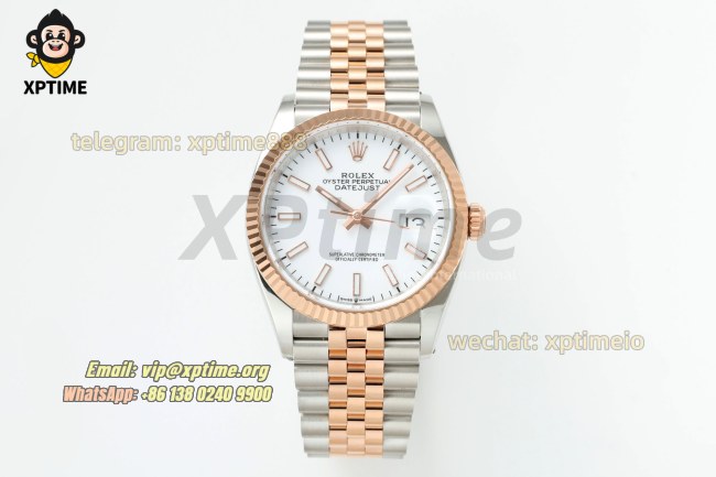 Datejust 126231 36mm ARF White/Stick on Jub RG/SS Bracelet SH3235 Super Clone (Weighted) Datejust 126231 36mm ARF White/Stick on Jub RG/SS Bracelet SH3235 Super Clone (Weighted)