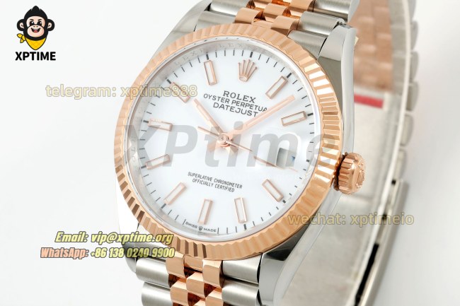 Datejust 126231 36mm ARF White/Stick on Jub RG/SS Bracelet SH3235 Super Clone (Weighted) Datejust 126231 36mm ARF White/Stick on Jub RG/SS Bracelet SH3235 Super Clone (Weighted)