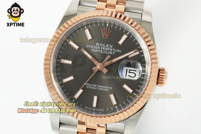 Datejust 126231 36mm ARF Gray/Stick on Oys RG/SS Bracelet SH3235 Super Clone (Weighted) Datejust 126231 36mm ARF Gray/Stick on Oys RG/SS Bracelet SH3235 Super Clone (Weighted)