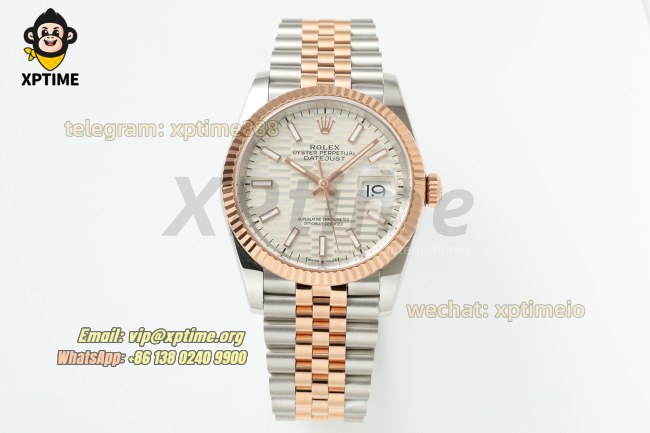 Datejust 126231 36mm ARF Silver Textured/Stick on Jub RG/SS Bracelet SH3235 Super Clone (Weighted) Datejust 126231 36mm ARF Silver Textured/Stick on Jub RG/SS Bracelet SH3235 Super Clone (Weighted)
