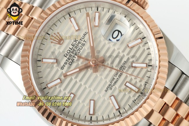 Datejust 126231 36mm ARF Silver Textured/Stick on Jub RG/SS Bracelet SH3235 Super Clone (Weighted) Datejust 126231 36mm ARF Silver Textured/Stick on Jub RG/SS Bracelet SH3235 Super Clone (Weighted)