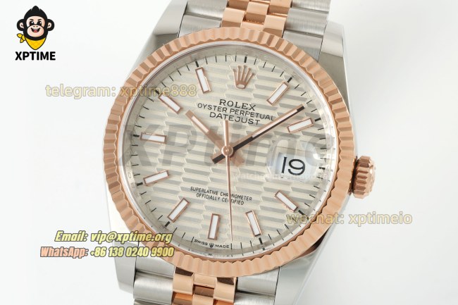 Datejust 126231 36mm ARF Silver Textured/Stick on Jub RG/SS Bracelet SH3235 Super Clone (Weighted) Datejust 126231 36mm ARF Silver Textured/Stick on Jub RG/SS Bracelet SH3235 Super Clone (Weighted)