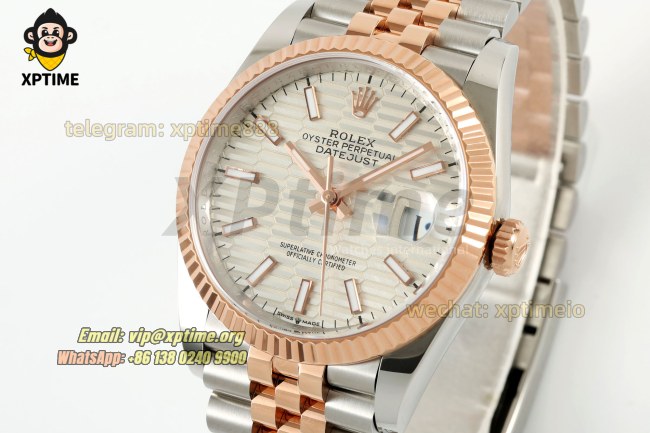 Datejust 126231 36mm ARF Silver Textured/Stick on Jub RG/SS Bracelet SH3235 Super Clone (Weighted) Datejust 126231 36mm ARF Silver Textured/Stick on Jub RG/SS Bracelet SH3235 Super Clone (Weighted)