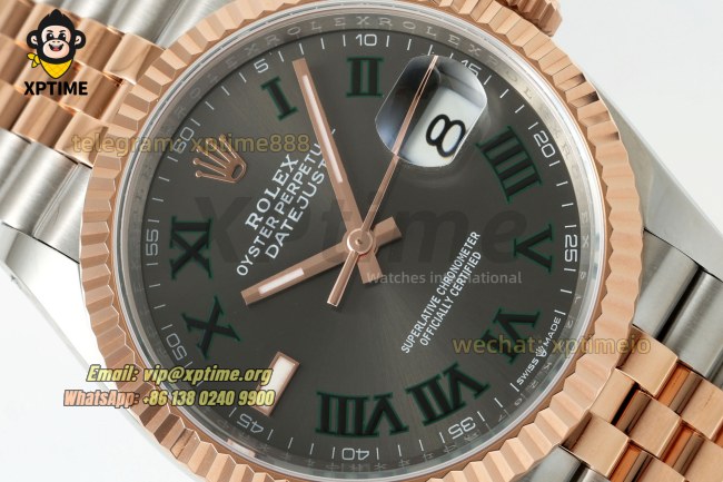 Datejust 126231 36mm ARF Gray/Roman on Jub RG/SS Bracelet SH3235 Super Clone (Weighted) Datejust 126231 36mm ARF Gray/Roman on Jub RG/SS Bracelet SH3235 Super Clone (Weighted)