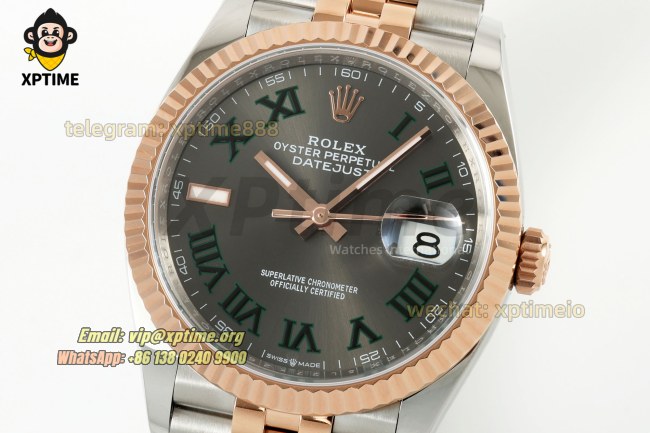 Datejust 126231 36mm ARF Gray/Roman on Jub RG/SS Bracelet SH3235 Super Clone (Weighted) Datejust 126231 36mm ARF Gray/Roman on Jub RG/SS Bracelet SH3235 Super Clone (Weighted)