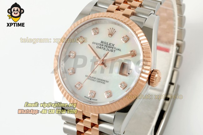 Datejust 126231 36mm ARF Mop/Diamond on Jub RG/SS Bracelet SH3235 Super Clone (Weighted) Datejust 126231 36mm ARF Mop/Diamond on Jub RG/SS Bracelet SH3235 Super Clone (Weighted)