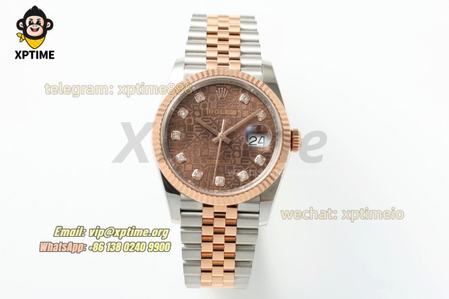Datejust 126231 36mm ARF Chocolate/Diamond on Jub RG/SS Bracelet SH3235 Super Clone (Weighted) Datejust 126231 36mm ARF Chocolate/Diamond on Jub RG/SS Bracelet SH3235 Super Clone (Weighted)