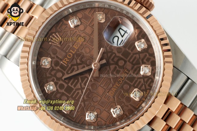 Datejust 126231 36mm ARF Chocolate/Diamond on Jub RG/SS Bracelet SH3235 Super Clone (Weighted) Datejust 126231 36mm ARF Chocolate/Diamond on Jub RG/SS Bracelet SH3235 Super Clone (Weighted)