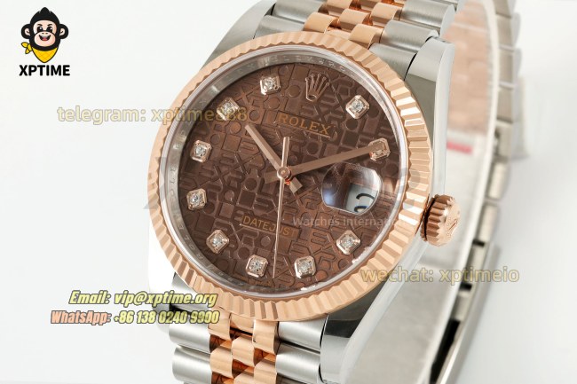 Datejust 126231 36mm ARF Chocolate/Diamond on Jub RG/SS Bracelet SH3235 Super Clone (Weighted) Datejust 126231 36mm ARF Chocolate/Diamond on Jub RG/SS Bracelet SH3235 Super Clone (Weighted)