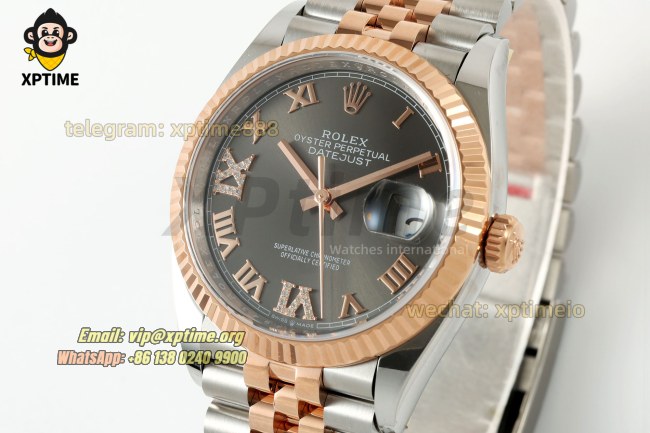 Datejust 126231 36mm ARF Gray/Roman on Oys RG/SS Bracelet SH3235 Super Clone (Weighted) Datejust 126231 36mm ARF Gray/Roman on Oys RG/SS Bracelet SH3235 Super Clone (Weighted)