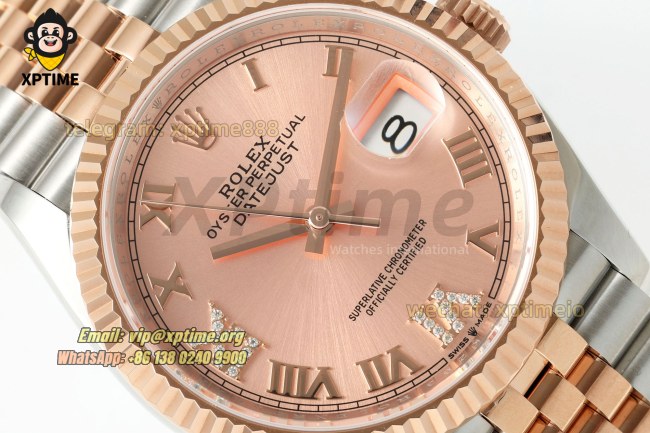 Datejust 126231 36mm ARF Rose Gold/Roman on Jub RG/SS Bracelet SH3235 Super Clone (Weighted) Datejust 126231 36mm ARF Rose Gold/Roman on Jub RG/SS Bracelet SH3235 Super Clone (Weighted)