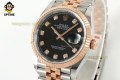 Datejust 126231 36mm ARF Black/Diamond on Jub RG/SS Bracelet SH3235 Super Clone (Weighted) Datejust 126231 36mm ARF Black/Diamond on Jub RG/SS Bracelet SH3235 Super Clone (Weighted)
