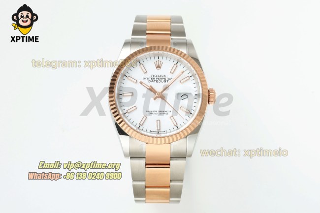 Datejust 126231 36mm ARF White/Stick on Oys RG/SS Bracelet SH3235 Super Clone (Weighted) Datejust 126231 36mm ARF White/Stick on Oys RG/SS Bracelet SH3235 Super Clone (Weighted)