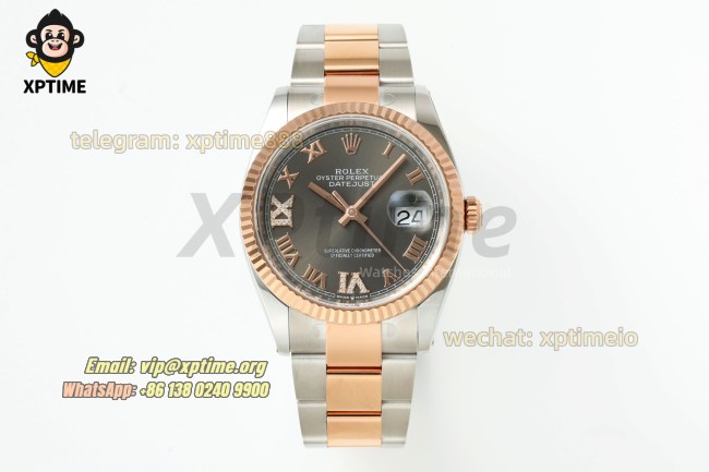 Datejust 126231 36mm ARF Gray/Roman & Diamond on Oys RG/SS Bracelet SH3235 Super Clone (Weighted) Datejust 126231 36mm ARF Gray/Roman & Diamond on Oys RG/SS Bracelet SH3235 Super Clone (Weighted)