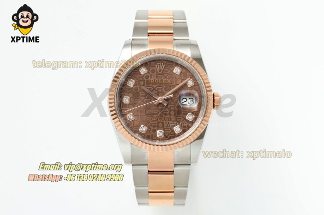 Datejust 126231 36mm ARF Chocolate/Diamond on Oys RG/SS Bracelet SH3235 Super Clone (Weighted) Datejust 126231 36mm ARF Chocolate/Diamond on Oys RG/SS Bracelet SH3235 Super Clone (Weighted)