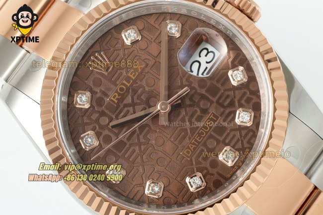 Datejust 126231 36mm ARF Chocolate/Diamond on Oys RG/SS Bracelet SH3235 Super Clone (Weighted) Datejust 126231 36mm ARF Chocolate/Diamond on Oys RG/SS Bracelet SH3235 Super Clone (Weighted)