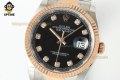 Datejust 126231 36mm ARF Black/Diamond on Oys RG/SS Bracelet SH3235 Super Clone (Weighted) Datejust 126231 36mm ARF Black/Diamond on Oys RG/SS Bracelet SH3235 Super Clone (Weighted)