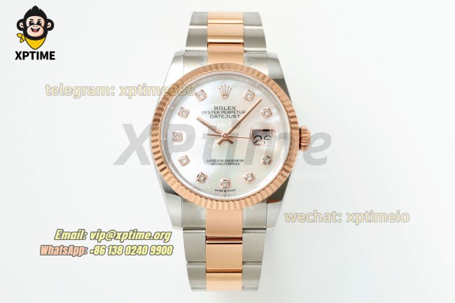 Datejust 126231 36mm ARF Mop/Diamond on Oys RG/SS Bracelet SH3235 Super Clone (Weighted) Datejust 126231 36mm ARF Mop/Diamond on Oys RG/SS Bracelet SH3235 Super Clone (Weighted)