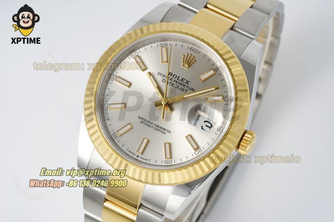 Datejust 126333 41mm ARF Silver/Stick on Oys YG/SS Bracelet SH3235 Super Clone (Weighted) Datejust 126333 41mm ARF Silver/Stick on Oys YG/SS Bracelet SH3235 Super Clone (Weighted)