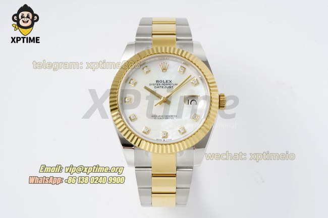 Datejust 126333 41mm ARF Mop/Diamond on Oys YG/SS Bracelet SH3235 Super Clone (Weighted) Datejust 126333 41mm ARF Mop/Diamond on Oys YG/SS Bracelet SH3235 Super Clone (Weighted)