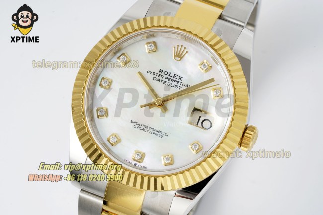 Datejust 126333 41mm ARF Mop/Diamond on Oys YG/SS Bracelet SH3235 Super Clone (Weighted) Datejust 126333 41mm ARF Mop/Diamond on Oys YG/SS Bracelet SH3235 Super Clone (Weighted)