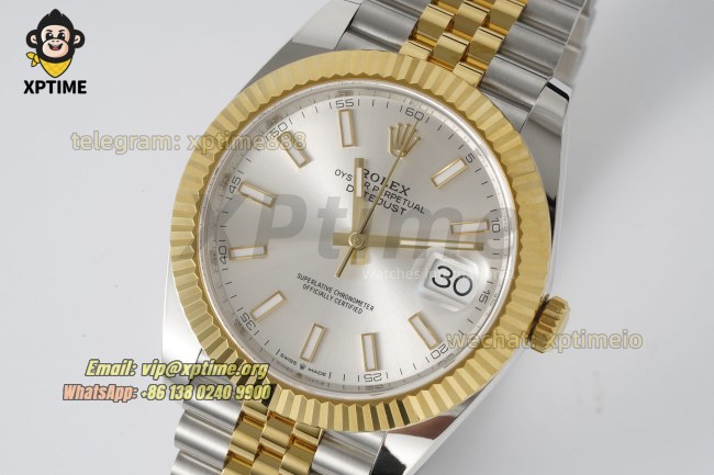 Datejust 126333 41mm ARF Silver/Stick on Jub YG/SS Bracelet SH3235 Super Clone (Weighted) Datejust 126333 41mm ARF Silver/Stick on Jub YG/SS Bracelet SH3235 Super Clone (Weighted)