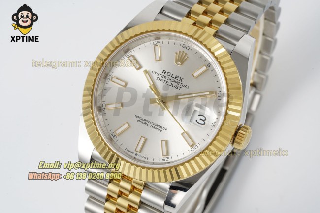Datejust 126333 41mm ARF Silver/Stick on Jub YG/SS Bracelet SH3235 Super Clone (Weighted) Datejust 126333 41mm ARF Silver/Stick on Jub YG/SS Bracelet SH3235 Super Clone (Weighted)