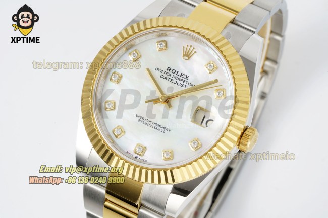 Datejust 126333 41mm ARF Mop/Diamond on Oys YG/SS Bracelet SH3235 Super Clone (Weighted) Datejust 126333 41mm ARF Mop/Diamond on Oys YG/SS Bracelet SH3235 Super Clone (Weighted)