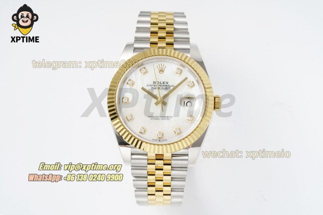 Datejust 126333 41mm ARF Mop/Diamond on Jub YG/SS Bracelet SH3235 Super Clone Datejust 126333 41mm ARF Mop/Diamond on Jub YG/SS Bracelet SH3235 Super Clone