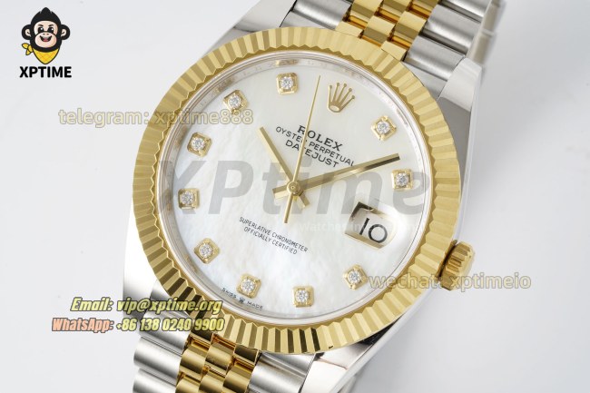 Datejust 126333 41mm ARF Mop/Diamond on Jub YG/SS Bracelet SH3235 Super Clone Datejust 126333 41mm ARF Mop/Diamond on Jub YG/SS Bracelet SH3235 Super Clone