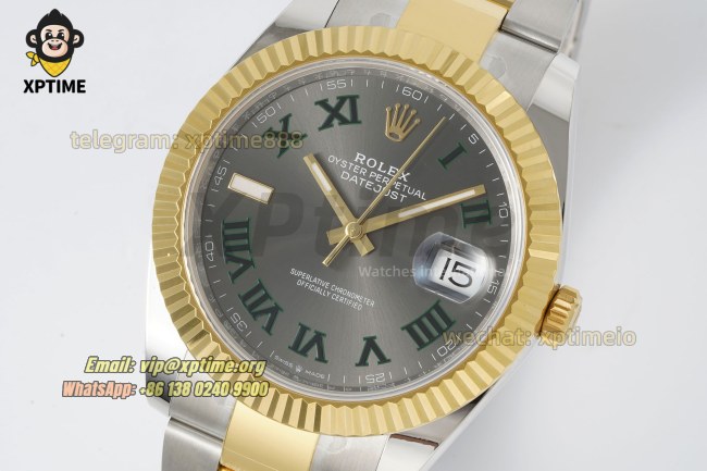 Datejust 126333 41mm ARF Gray/Roman on Oys YG/SS Bracelet SH3235 Super Clone (Weighted) Datejust 126333 41mm ARF Gray/Roman on Oys YG/SS Bracelet SH3235 Super Clone (Weighted)