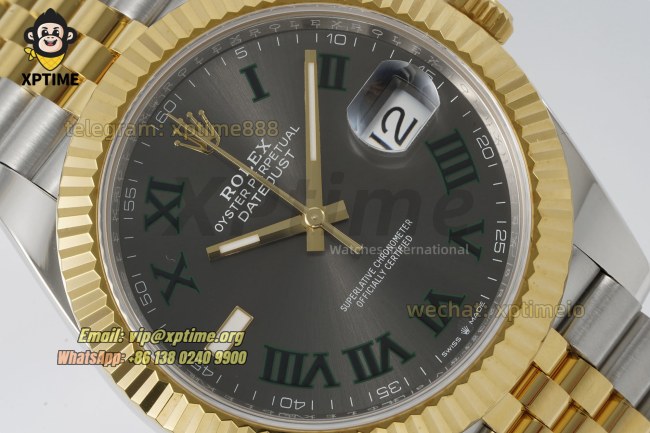 Datejust 126333 41mm ARF Gray/Roman on Jub YG/SS Bracelet SH3235 Super Clone (Weighted) Datejust 126333 41mm ARF Gray/Roman on Jub YG/SS Bracelet SH3235 Super Clone (Weighted)
