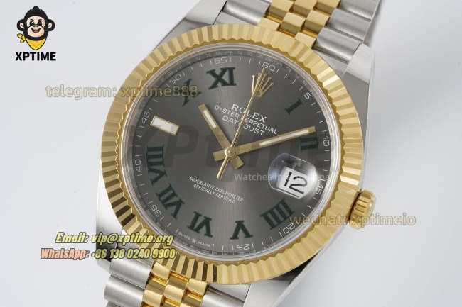 Datejust 126333 41mm ARF Gray/Roman on Jub YG/SS Bracelet SH3235 Super Clone (Weighted) Datejust 126333 41mm ARF Gray/Roman on Jub YG/SS Bracelet SH3235 Super Clone (Weighted)